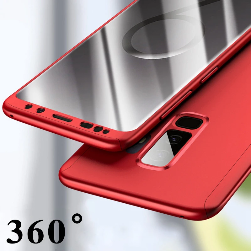 360 Полное покрытие чехол из закаленного стекла для Samsung A6 A8 + 2018 A7 A5 A3 2017