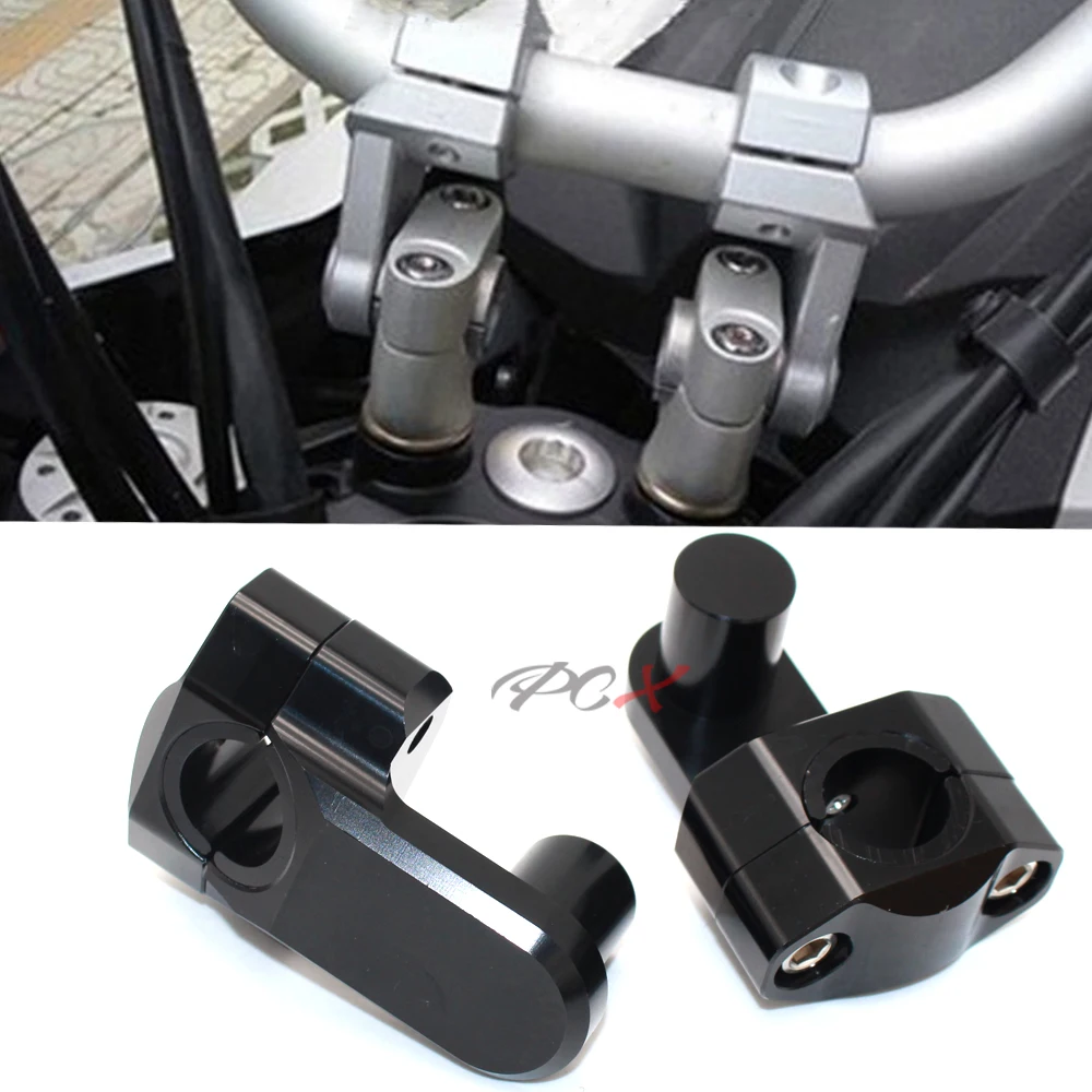 Аксессуары для мотоциклов Руль Riser подходит KAWASAKI KLR650 2007 18 VERSYS 650 2018 Z1000 2003 2004 2005 2006