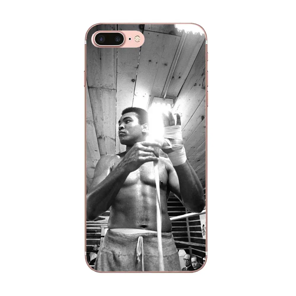 TPU Coque King Of Boxing Muhammad Ali For Moto G G2 G3 G4 G5 G6 G7 HTC 530 626 628 630 816 820 One A9 M7 M8 M9 M10 E9 U11 | Мобильные