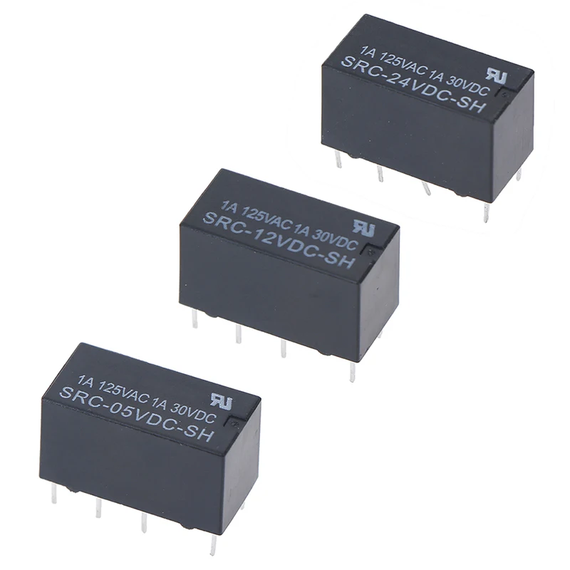 Новое горячее 8-контактное реле SRC-05VDC-SH SRC-12VDC-SH SRC-24VDC-SH 5 в 12 В 24 | Обустройство дома