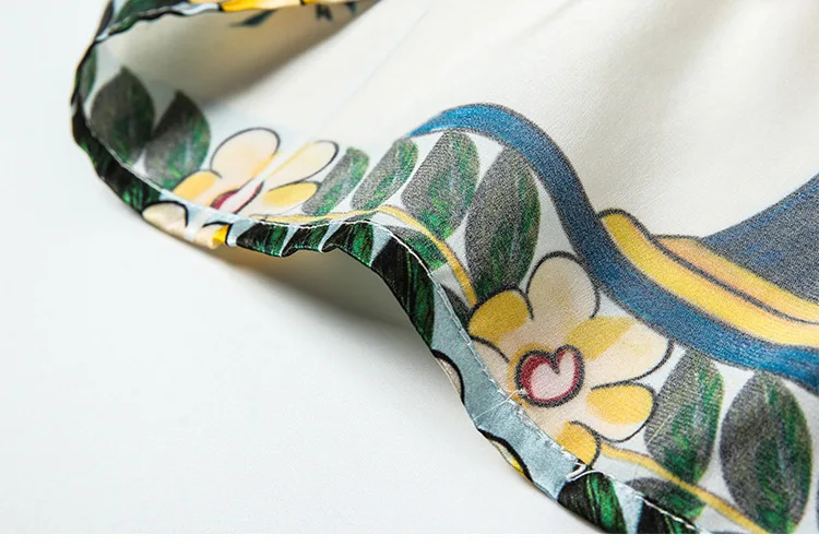 Высокое качество Новинка 2017 шелковые женские Весна осень взлетно посадочной