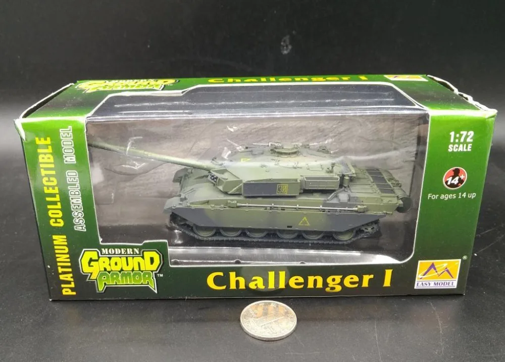 EM 1: 72 Британский Челленджер 1 главный боевой танк модель Trumpeter 35107 избранная