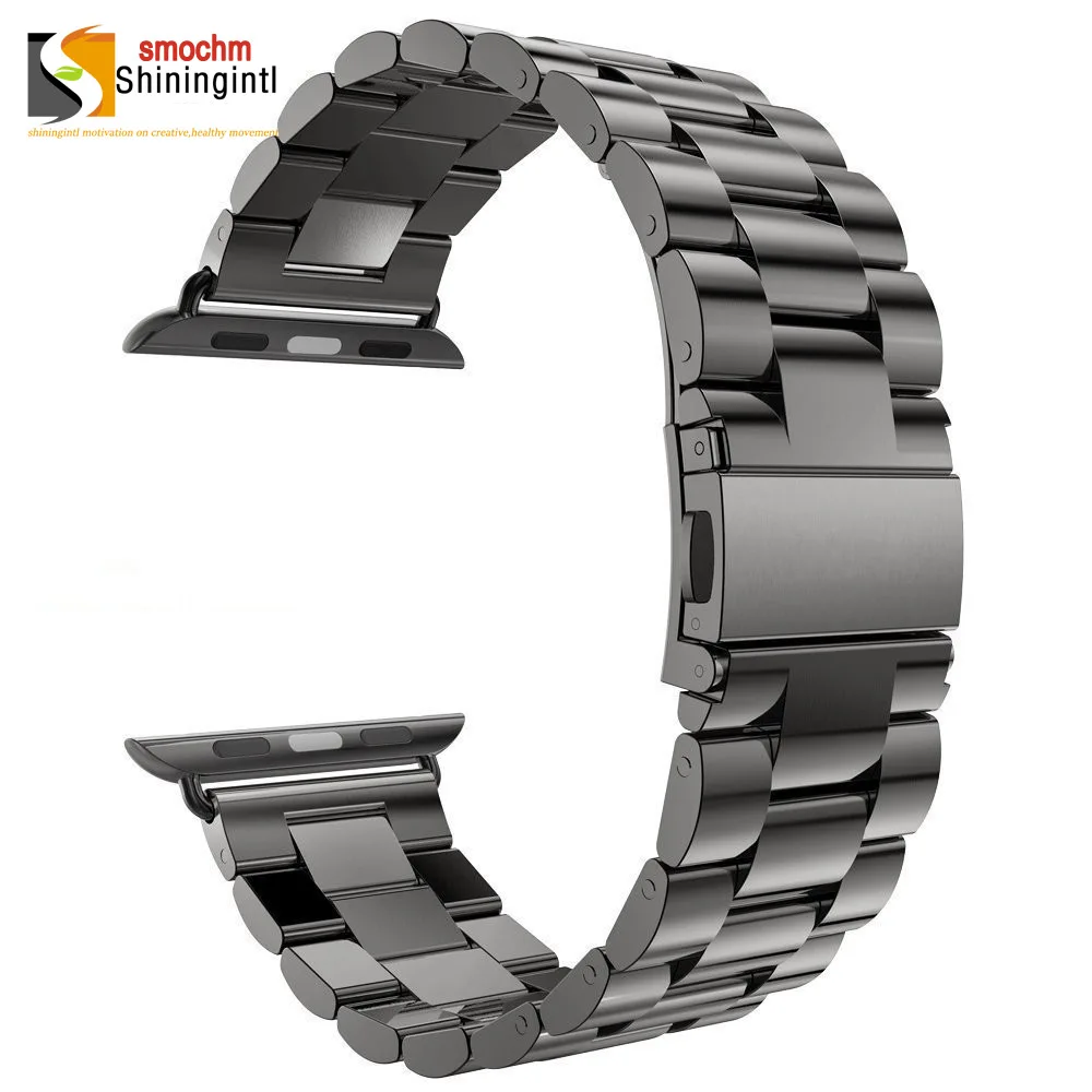 Ремешок Smochm из нержавеющей стали для наручных часов Apple Watch / Sport /edition 38 мм 42