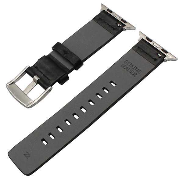 Итальянский жирный кожаный ремешок для часов iWatch Apple Watch 38 мм 40 мм 42 мм 44 мм серия 5 4 3 2 1 ремешок для часов стальной браслет с застежкой