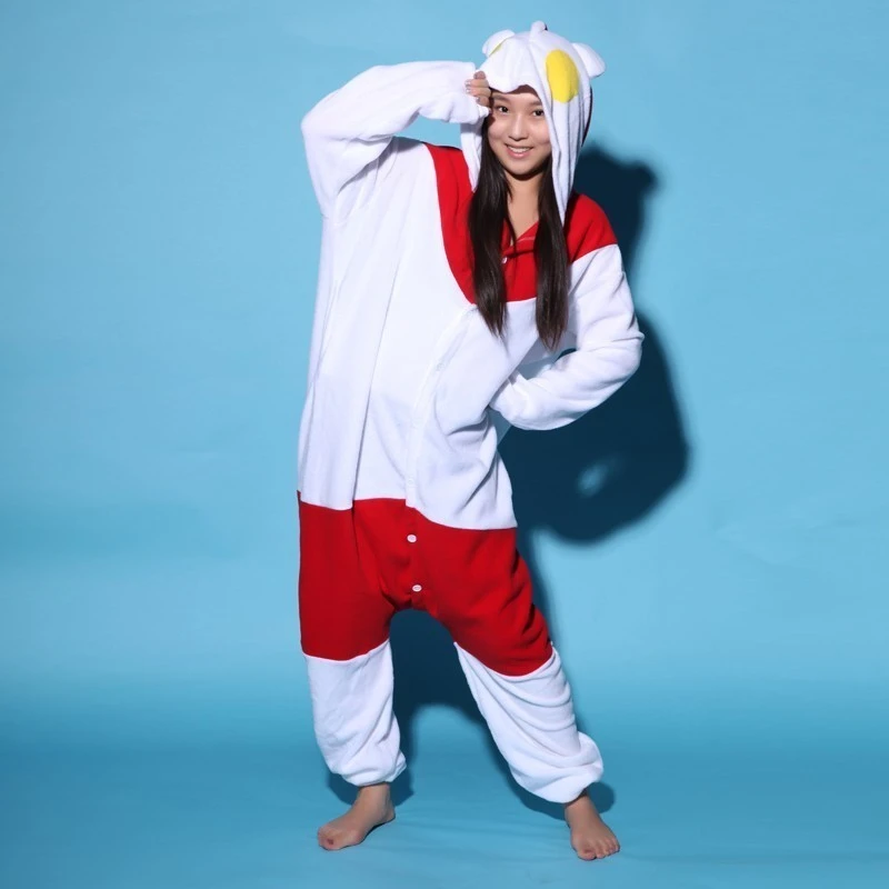 Ultraman косплей одежда пижамы флис взрослые Милые ultraman комбинезон Голова Животного