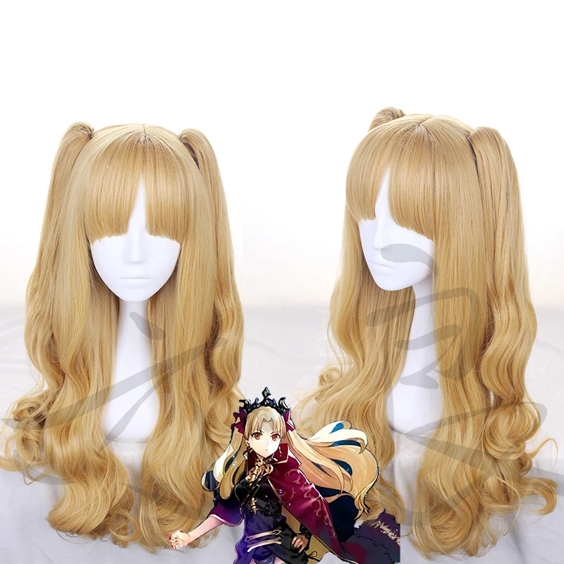 Stay Night FGO Fate Grand Order Ereshkigal парик для косплея хвосты волнистые синтетические волосы