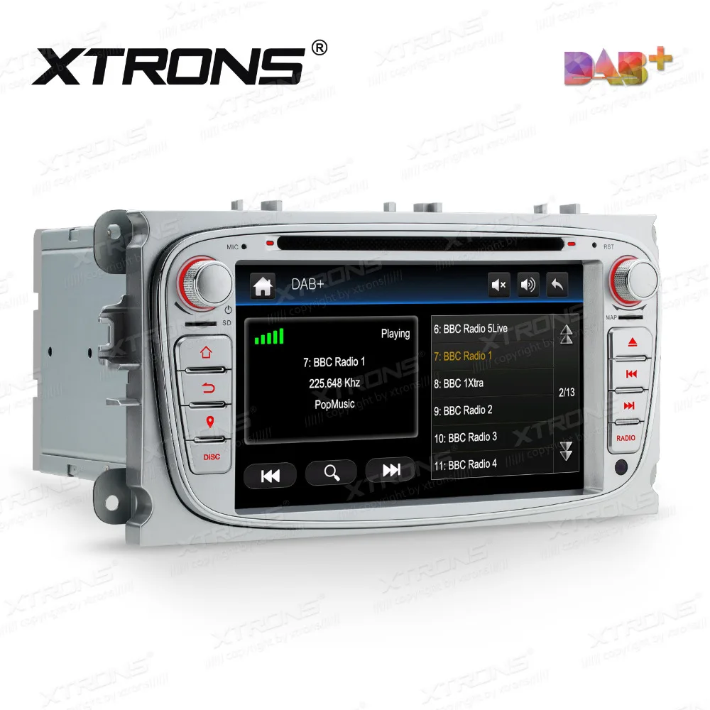 XTRONS 7 ''HD автомобильный DVD плеер 2 din радио DAB + Canbus GPS навигации для Ford Focus II Mondeo C Max