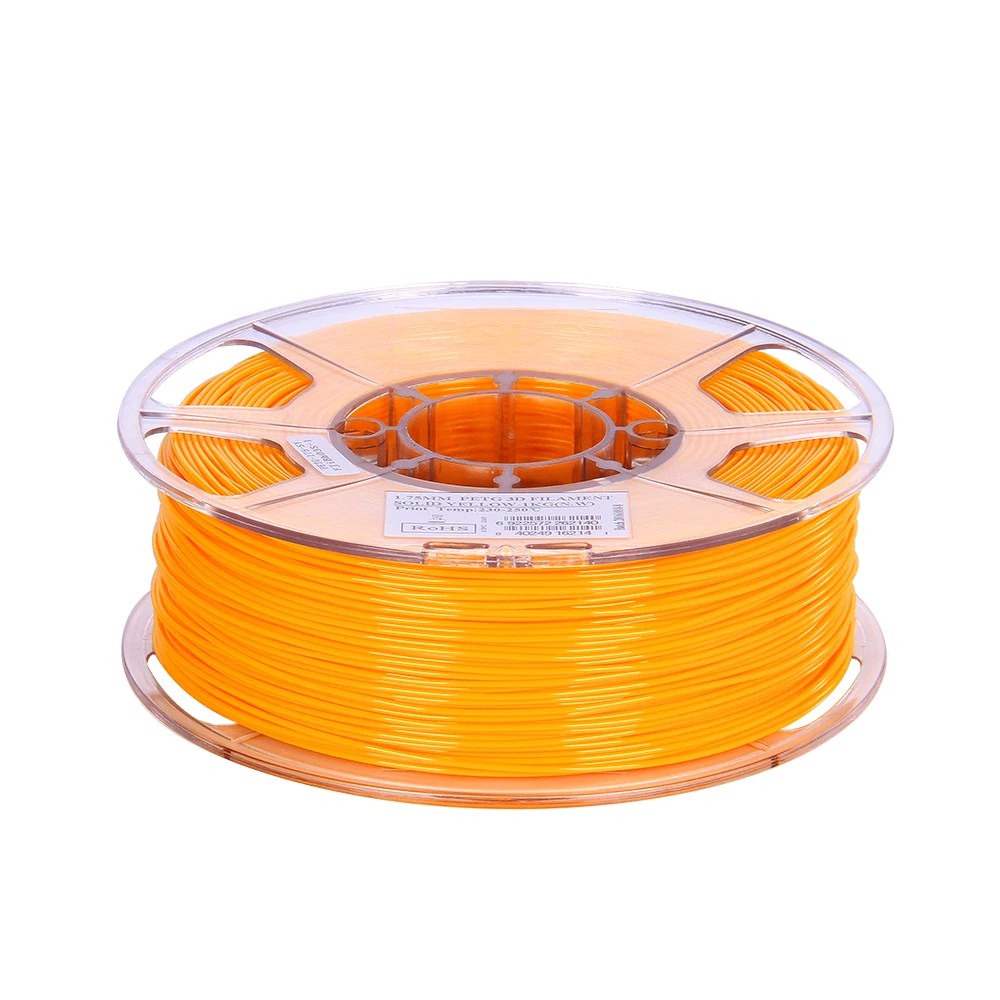 ESUN PETG 1,75 мм нить 3d принтера 1 кг(2.2lb) материал катушки заправки Твердые Белый Желтый Фиолетовый Синий Золотой расходные материалы