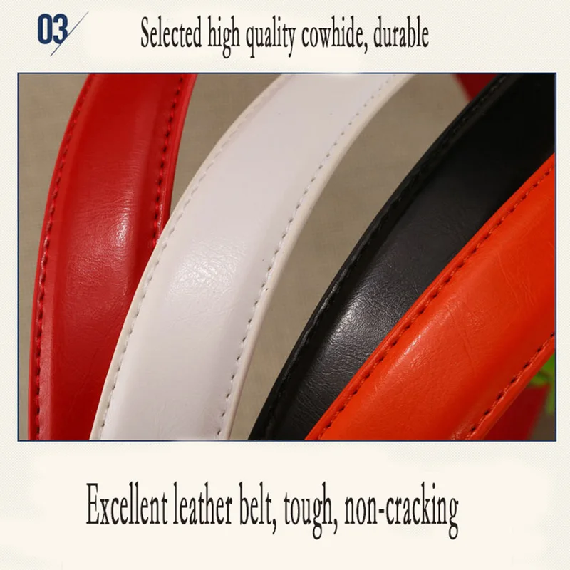 

MINGLILONG New Popular Adult Female Belts Women Dress Belts Leather Designer Belts