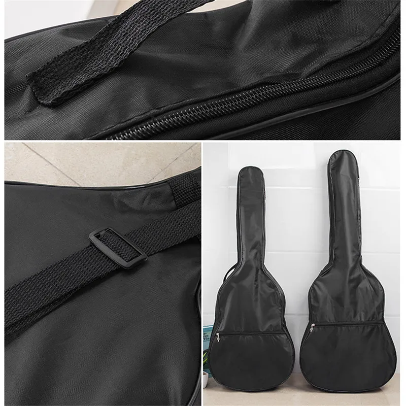 41&quot/38&quotElectric Acoustic Guitar Bag Case Bass Carry Shoulder Straps Waterproof black Musical Instruments Accessories Parts | Спорт и