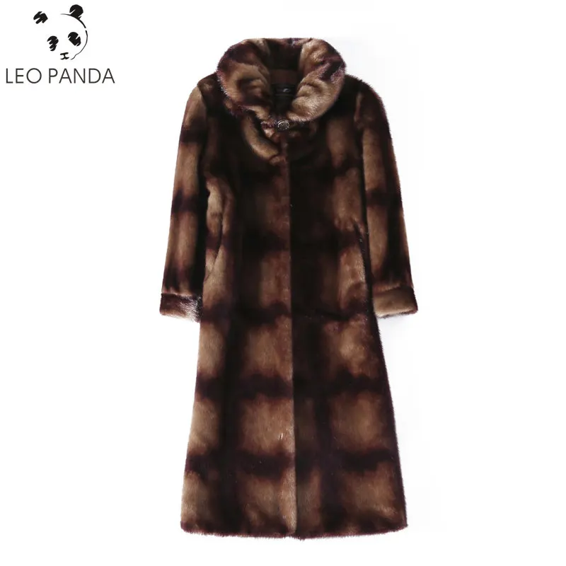 Роскошные норковая меховая куртка женская 2019 новое зимнее пальто свободного