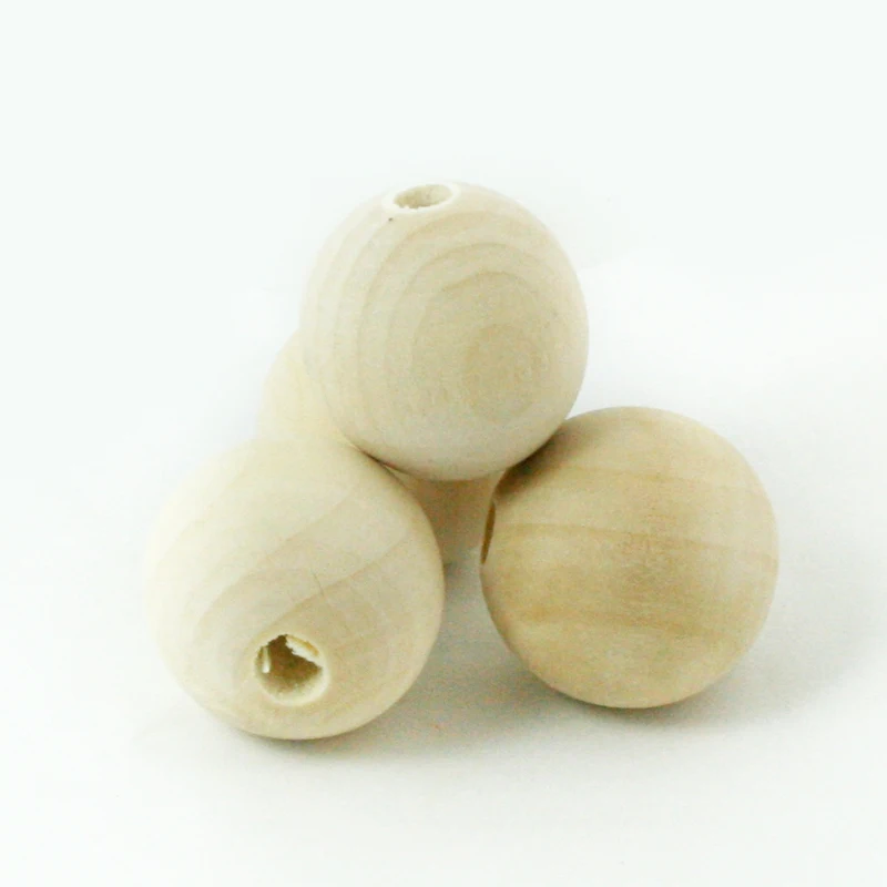 Деревянные бусины-разделители естественного цвета 6/8/10/12/14/16/18/25/30/40 мм | Украшения