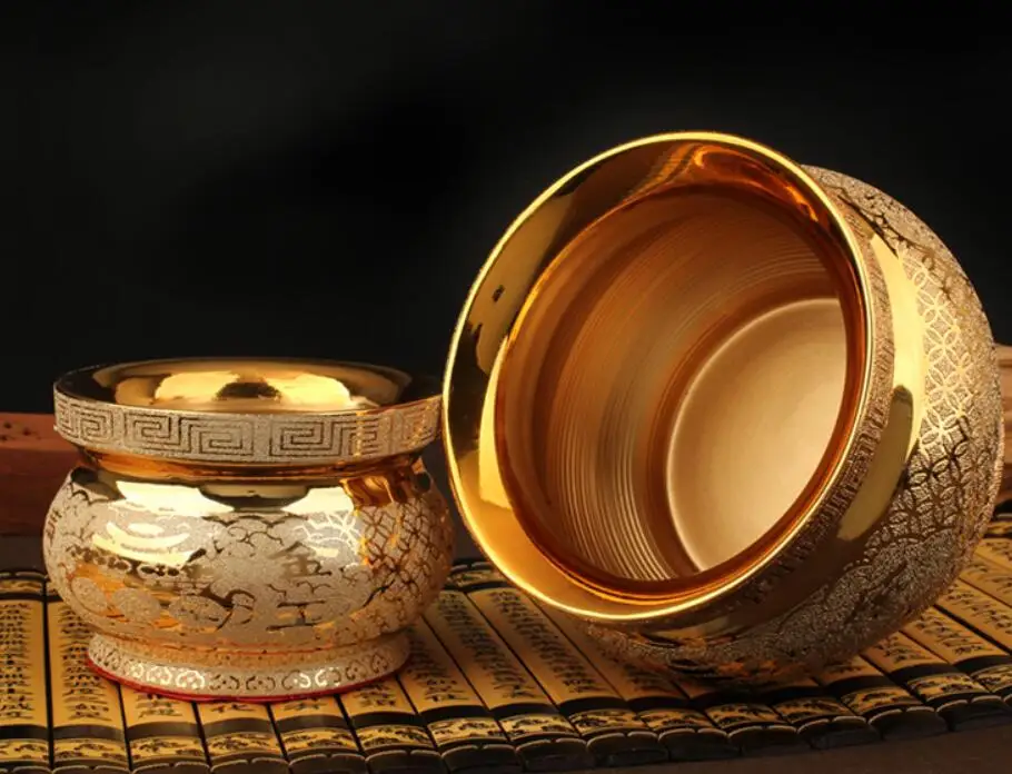 Золотые керамические печи для благовоний домашних ремесла с противоскользящими