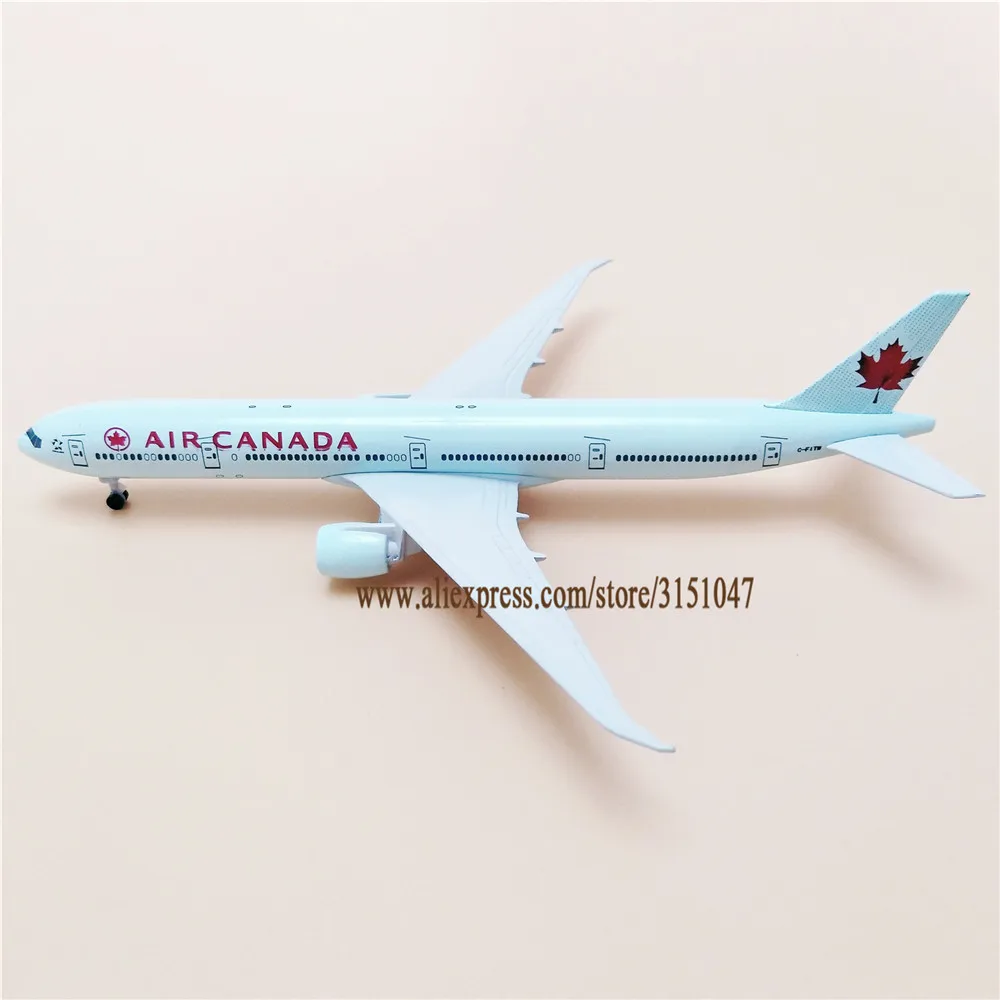 19 см модель самолета Air Канада B777 300ER Airlines Boeing 777 Airways W Стенд колеса шасси