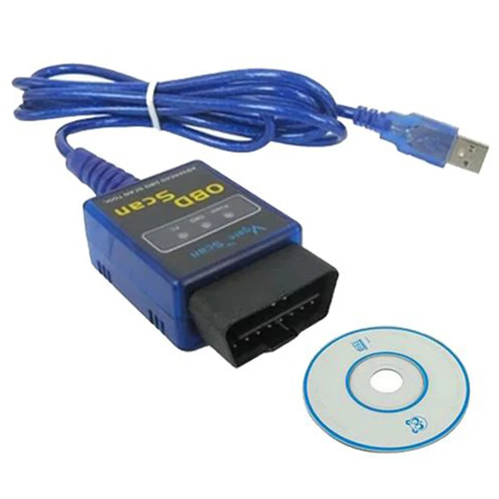 Автомобильный сканер ELM327 V1.5 ODB2 OBD II USB Vgate Scan OBD2 Расширенный OBDII код Bluetooth