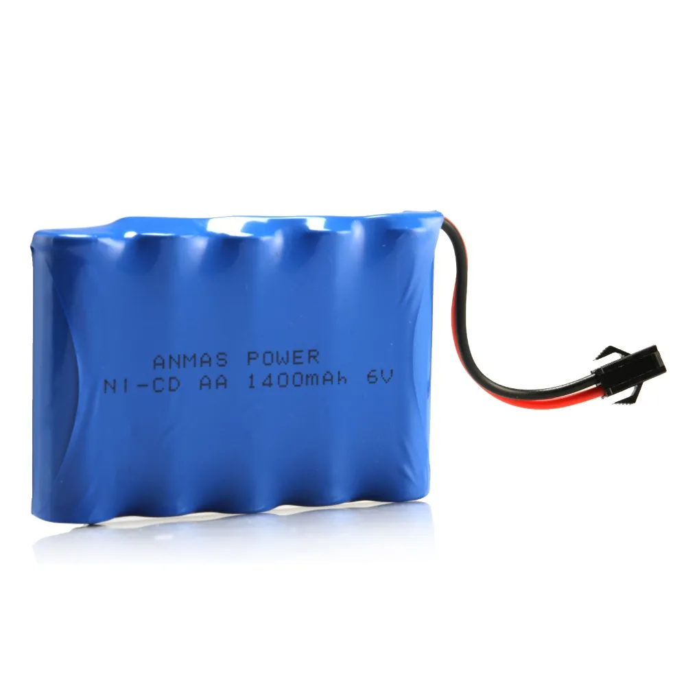 4 pack Anmas Power NI-CD NICD Batteries 1400mAh 6V Rechargeable AA Battery Packs SM Plug Pilhas Recarregaveis | Электроника