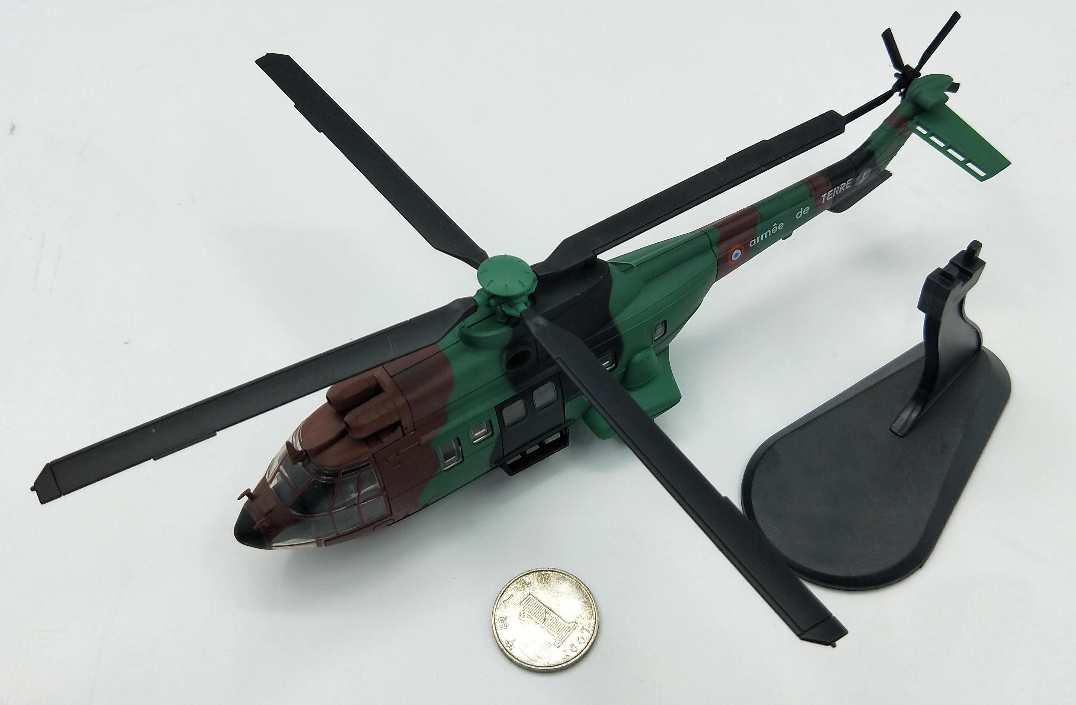 Редкие Специальное предложение 1: 72 Франция AS532 супер Jaguar Multipath вертолет коллекция моделей