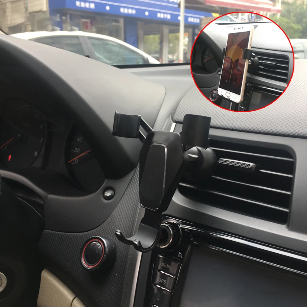 QS1 Автомобильный держатель для телефона автомобильный воздушный выход телефон гравитационная панель датчиков