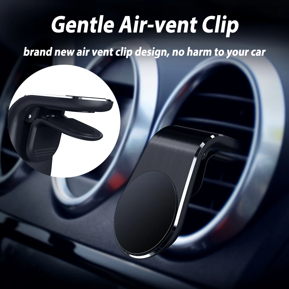 L образный магнитный автомобильный держатель для телефона Магнитная подставка с