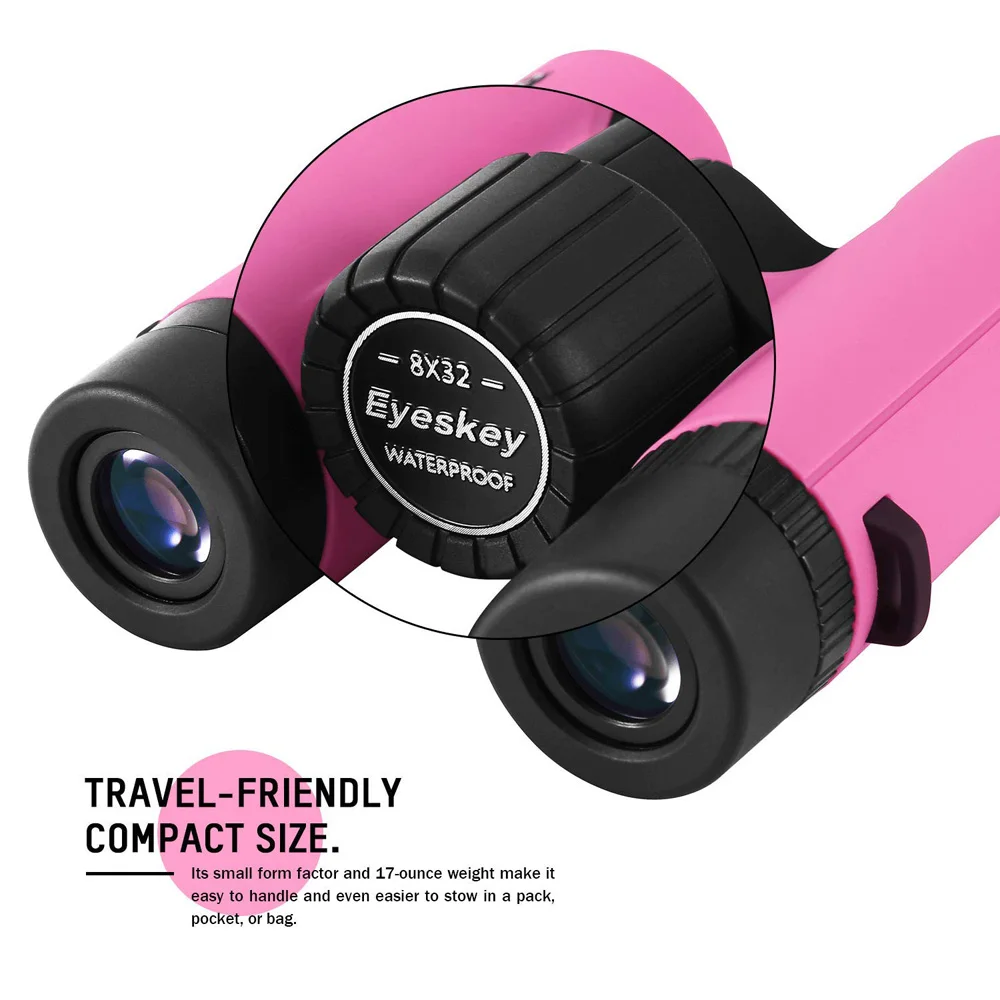 Eyeskey 8x32 компактный походный туристический бинокль для наблюдения за птицами