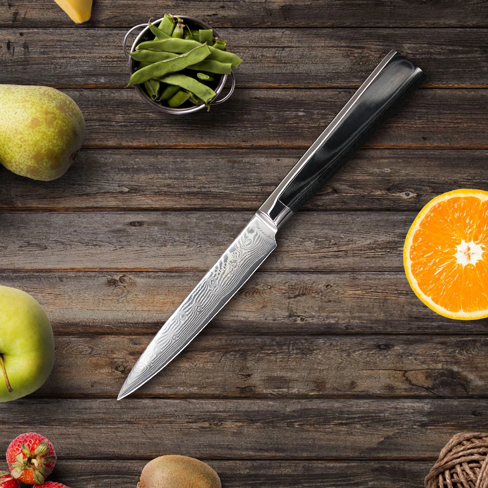 Sunnecko 5 &quotЯпонский VG10 Стальное Лезвие Нож с Micarta + S/S Ручка 59 60HRC Фрукты Овощи Мясо