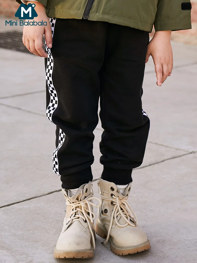 Мини balabalaChildren Трикотажные Хлопковые Штаны спортивные штаны Свободные для