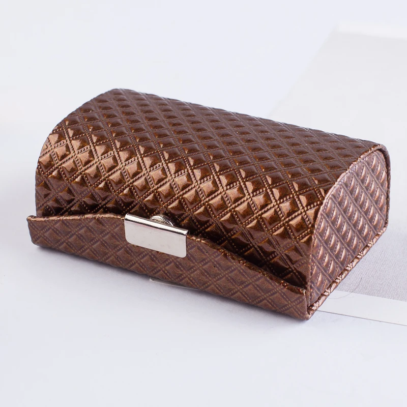 Женская шкатулка для губной помады украшений с зеркалом большой объем