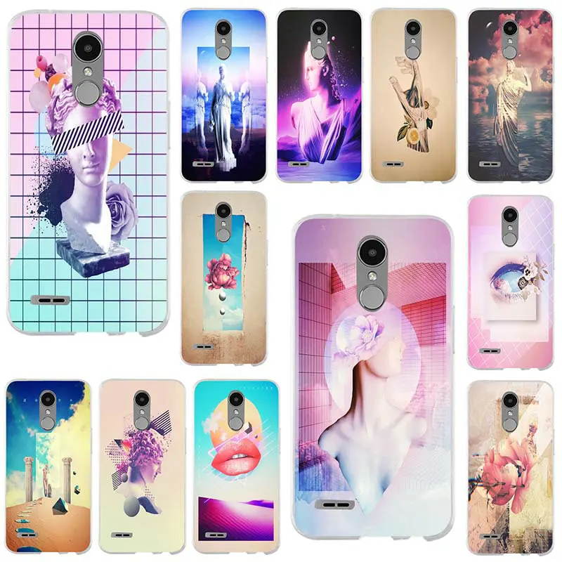 Искусство эстетика коллаж градиент Чехлы для мобильных телефонов LG K4 K7 K8 K10 2017 G2 G3