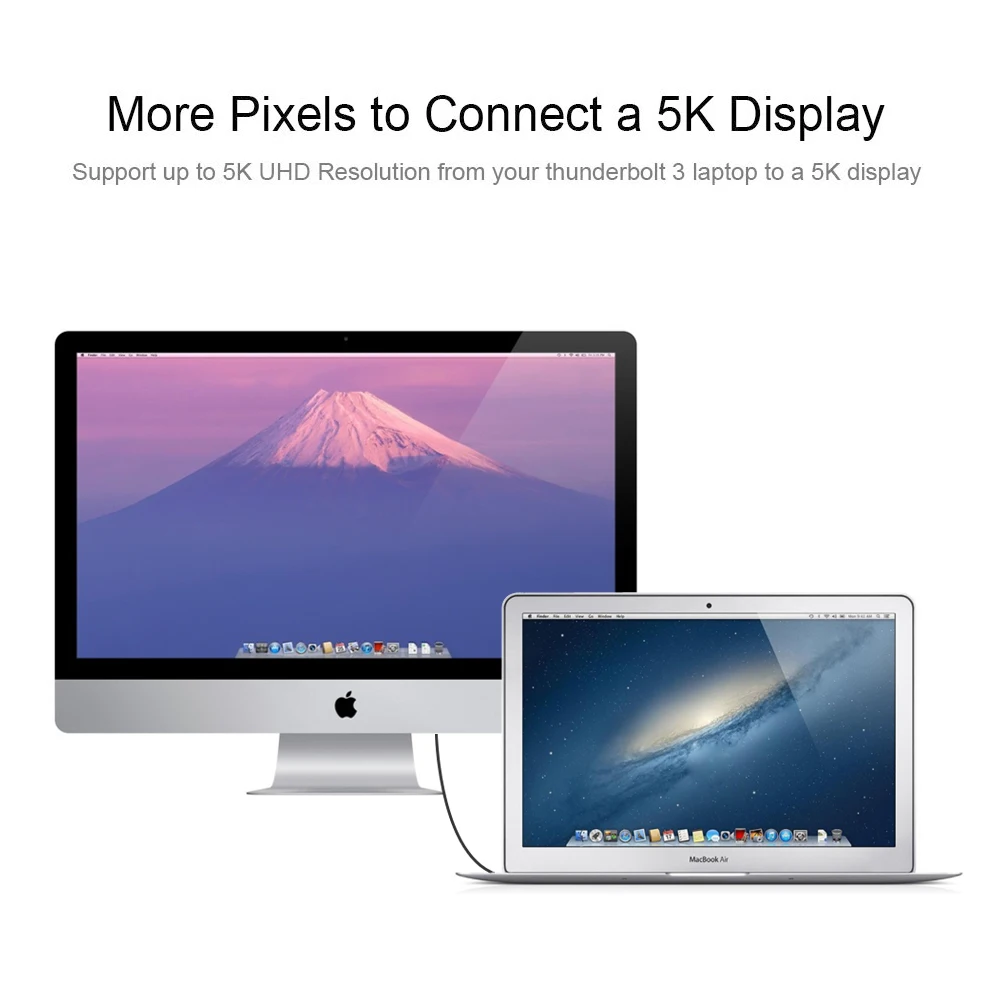Кабель USB Type C Thunderbolt 3 100 Вт 5K двойной 4K 60 Гц|Компьютерные кабели и разъемы| |