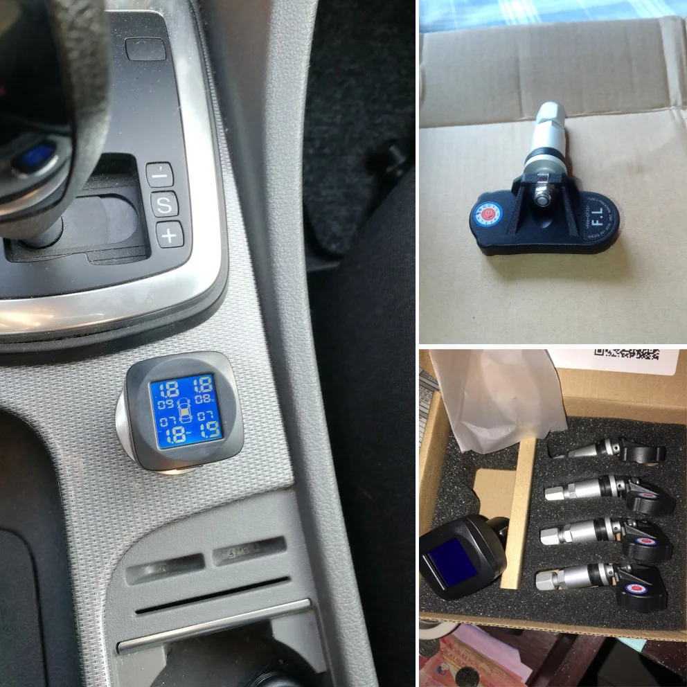 TPMS Visture T05N автомобильная система контроля давления в шинах ЖК дисплей 4
