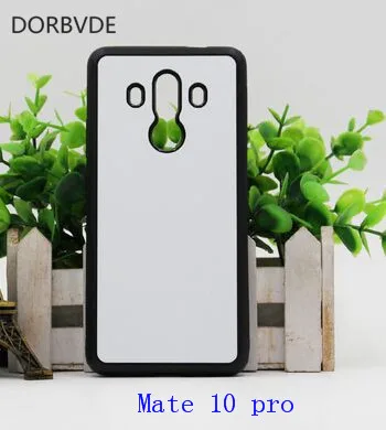 Для Huawei P8 P9 P10 lite mate 9 Pro пустой 2D сублимационный ТПУ + ПК резиновый чехол для 10 с