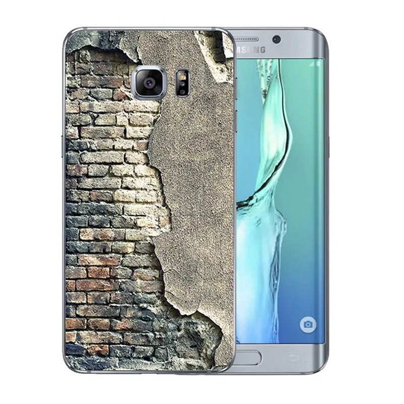 for Samsung Galaxy S6 Edge P Transparent Soft TPU Cell Phone Case 5.7inch Coque Luxury Silicone Back Cover G928 Capa |