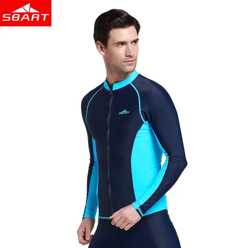 Профессиональный длинным рукавом Плавание сыпь гидрокуртки UPF50 анти УФ Рашгард