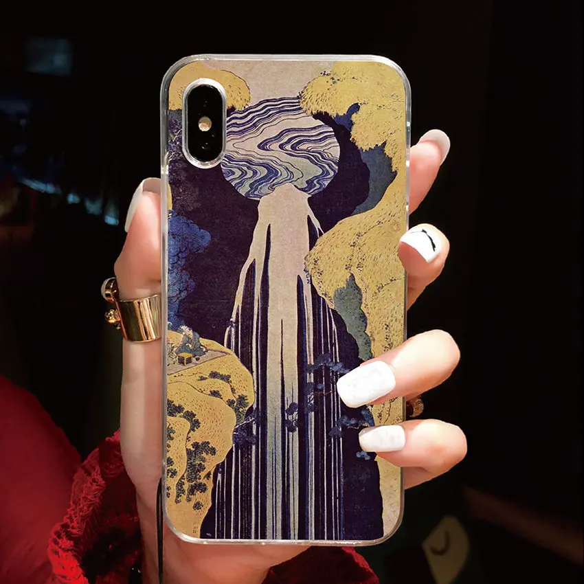 Yazhyuje чехол для One Plus 6 6T чехлы для айфонов 5 5T X 3 3 т, наборами по 2 один чехол-накладка с рисунком волна Искусство Японский силиконовый чехол-накладка из мягкого ТПУ сотовый Чехол для телефона - Цвет: 12