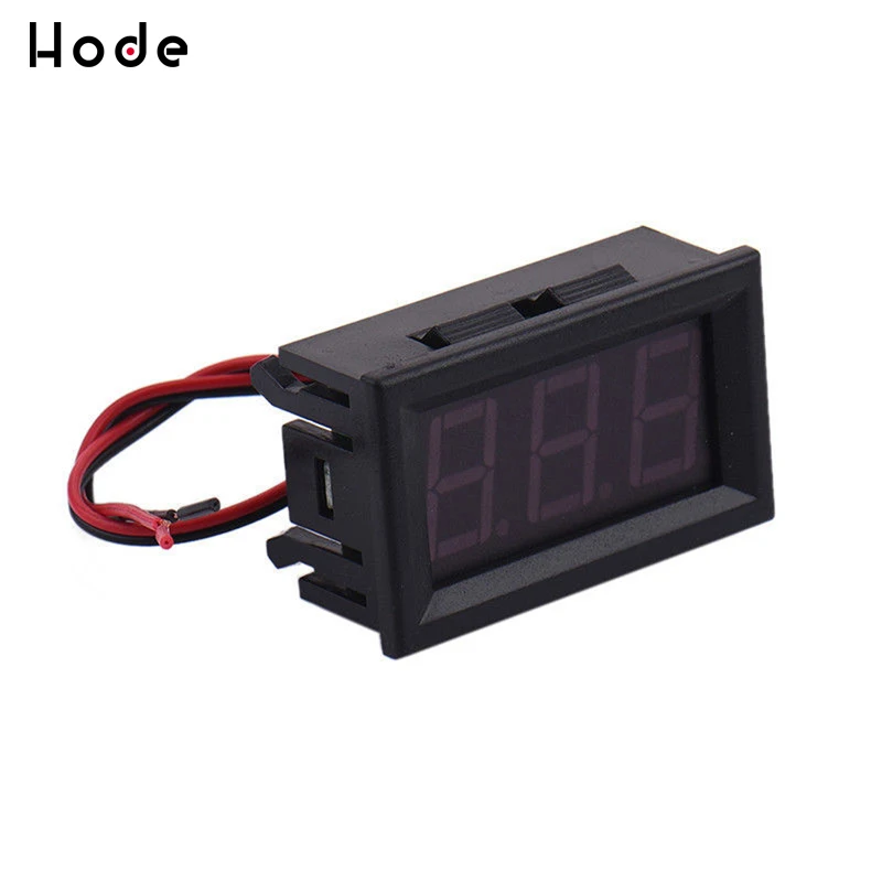 Светодиодный цифровой вольтметр измеритель напряжения постоянного тока от 0 В до