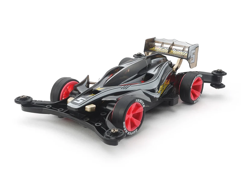 TAMIYA 95376 Mini 4WD Racer Limited 1/32 Aero Avante Black специальное AR шасси | Игрушки и хобби