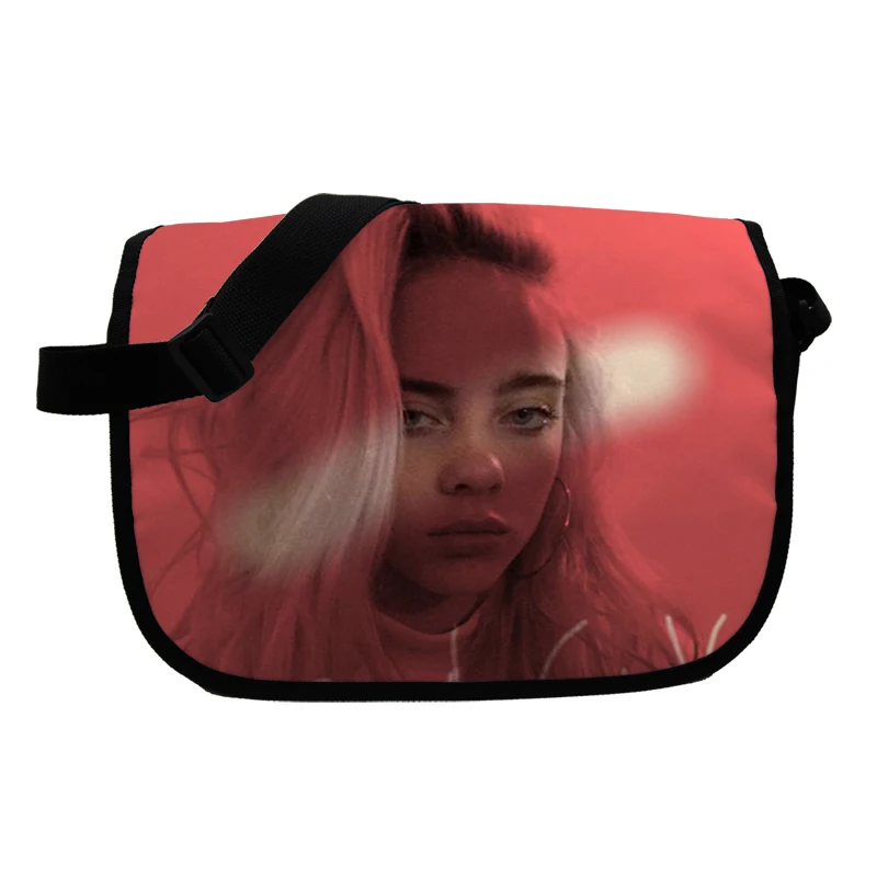 5 Billie Eilish сумка-мессенджер для мужчин и женщин, сумка через плечо для мальчиков и девочек, дорожные сумки на плечо, Детская маленькая сумка с клапаном, сумки через плечо - Цвет: 5
