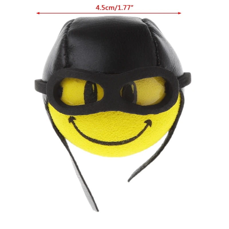 Стайлинга автомобилей желтая смешная мультяшная кукла антенна шарики плюш EVA