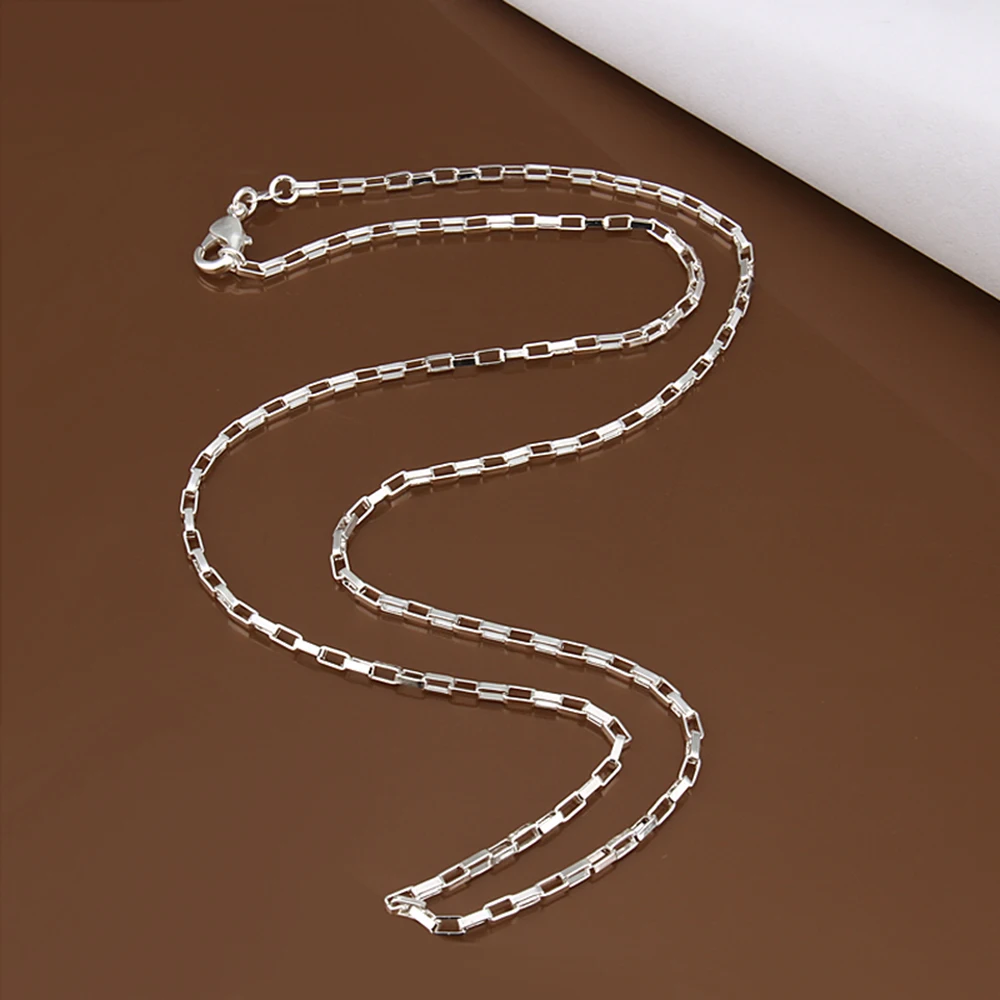 Ожерелье из сетчатой цепи для изготовления ювелирных изделий Посеребренная