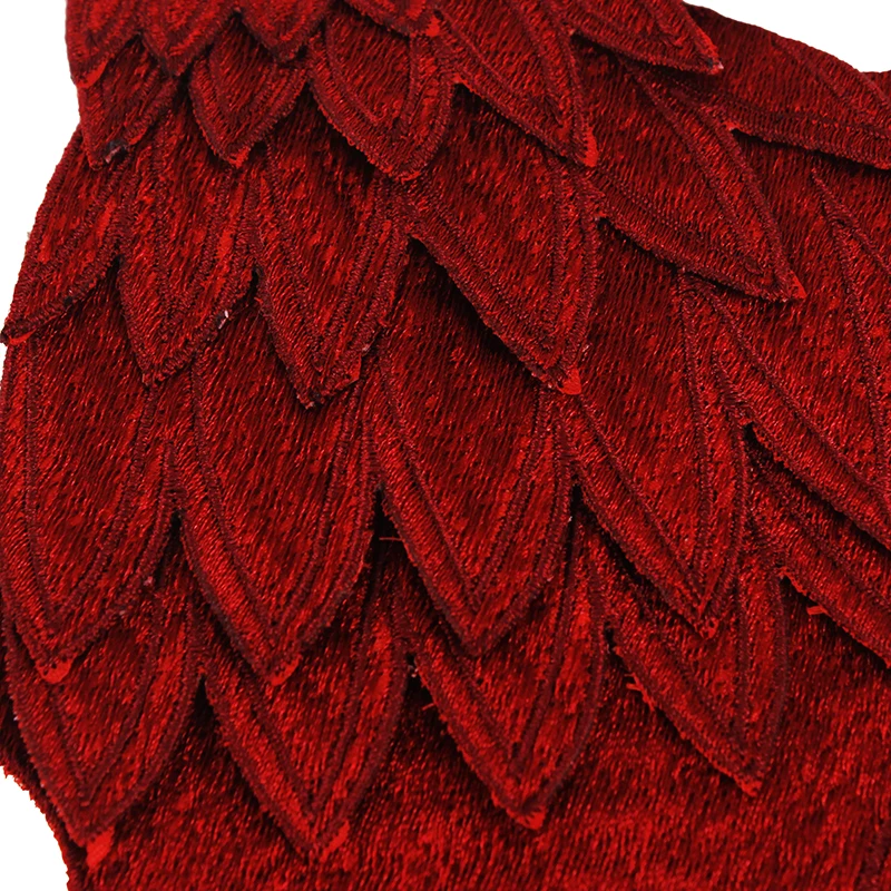 Аппликация Red Crane Bird с вышивкой 10 шт.|fabric knit|fabric angelfabric reflective |