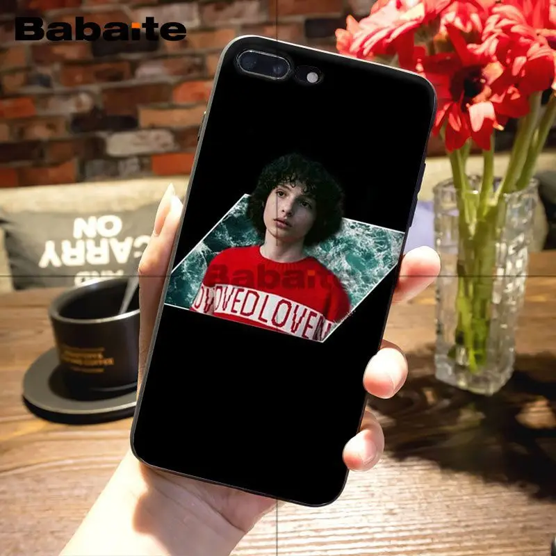 Babaite Finn Wolfhard Stranger Things TPU черный чехол для телефона для Apple iPhone 8 7 6 6S Plus X XS MAX 5 5S SE XR 11 11pro 11promax