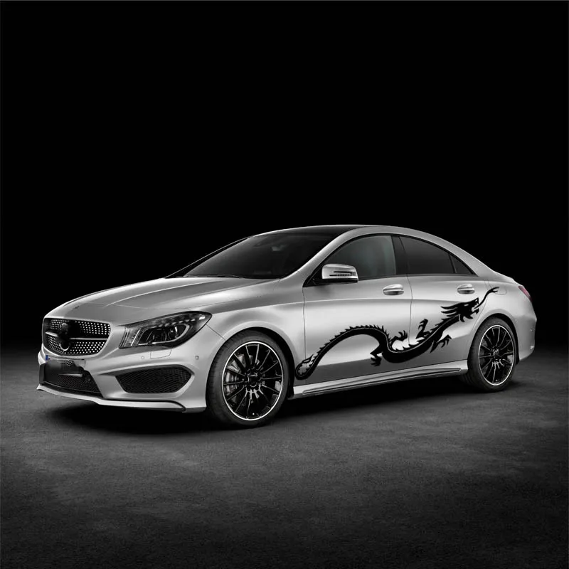 1 шт. наклейки на автомобиль с изображением дракона забавные водонепроницаемые и