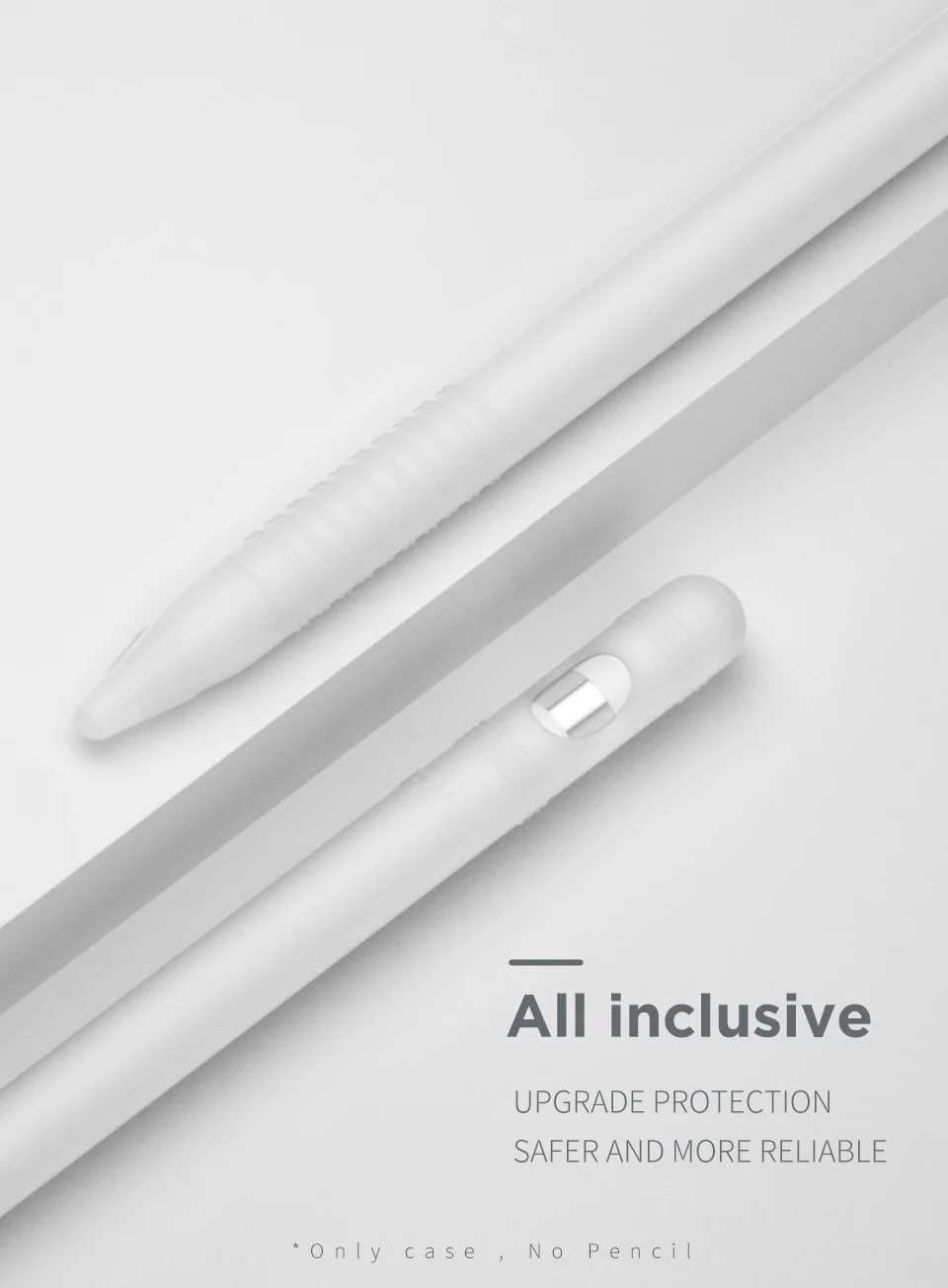 PZOZ для apple pencil чехол силиконовый для ipad apple pro pencil полный защитный чехол Противоскользящий защитный чехол