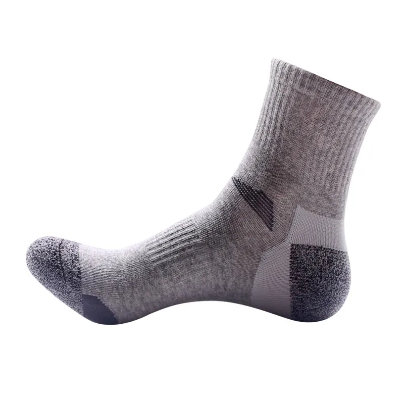 Men Outdoor Quick Drying Sports SocksHiking Camping Cycling Socks Half Thick Sport Running |