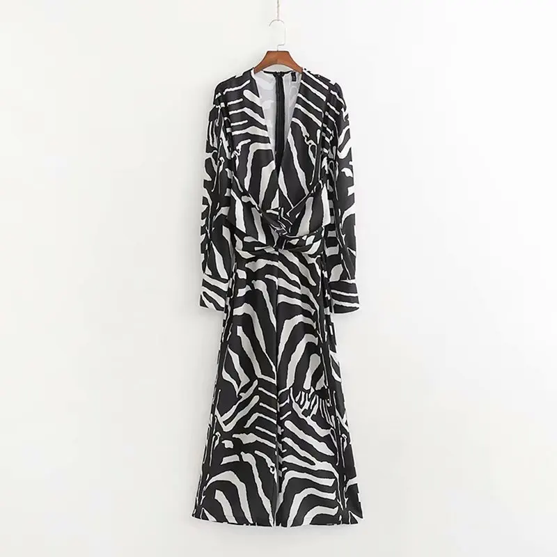 Wonder Spring свободные комбинезоны с длинным рукавом винтажный рисунок животным