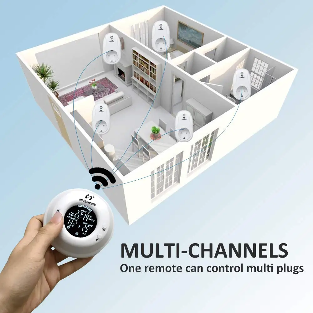 Nashone цифровой беспроводной таймер температуры пульт дистанционного управления