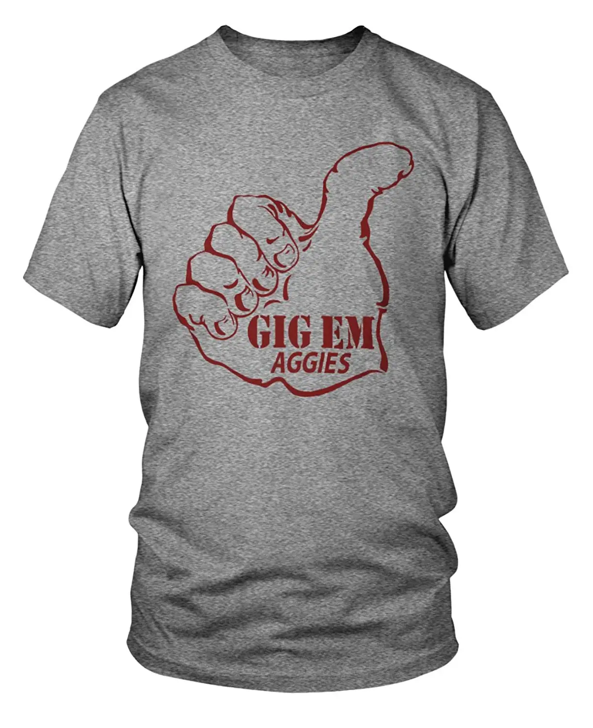 KonaTees Gig Em Aggies Texas A & M футболка с пальцем вверх|Мужские футболки| |