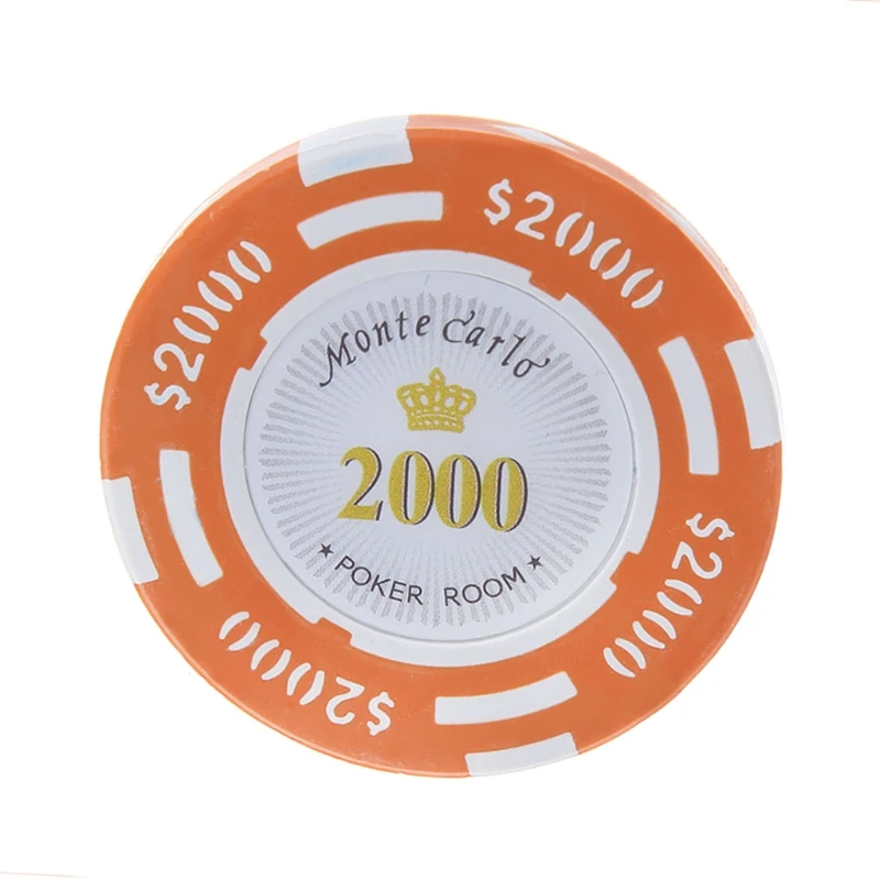 5 шт. фишки для покера глиняные монеты казино Техасский доллар bacкарат 11