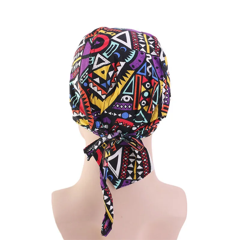 Новая хлопковая пиратская шляпа хип хоп тюрбан колпак для химиотерапии мужчин и