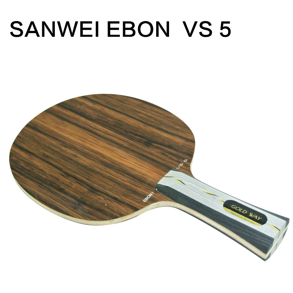 Лезвие для настольного тенниса SANWEI EBONY VS5 лезвие пинг-понга жесткая вырубка